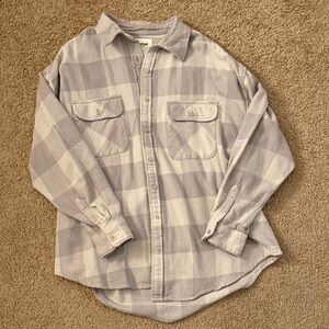 Oversized Gray flannel